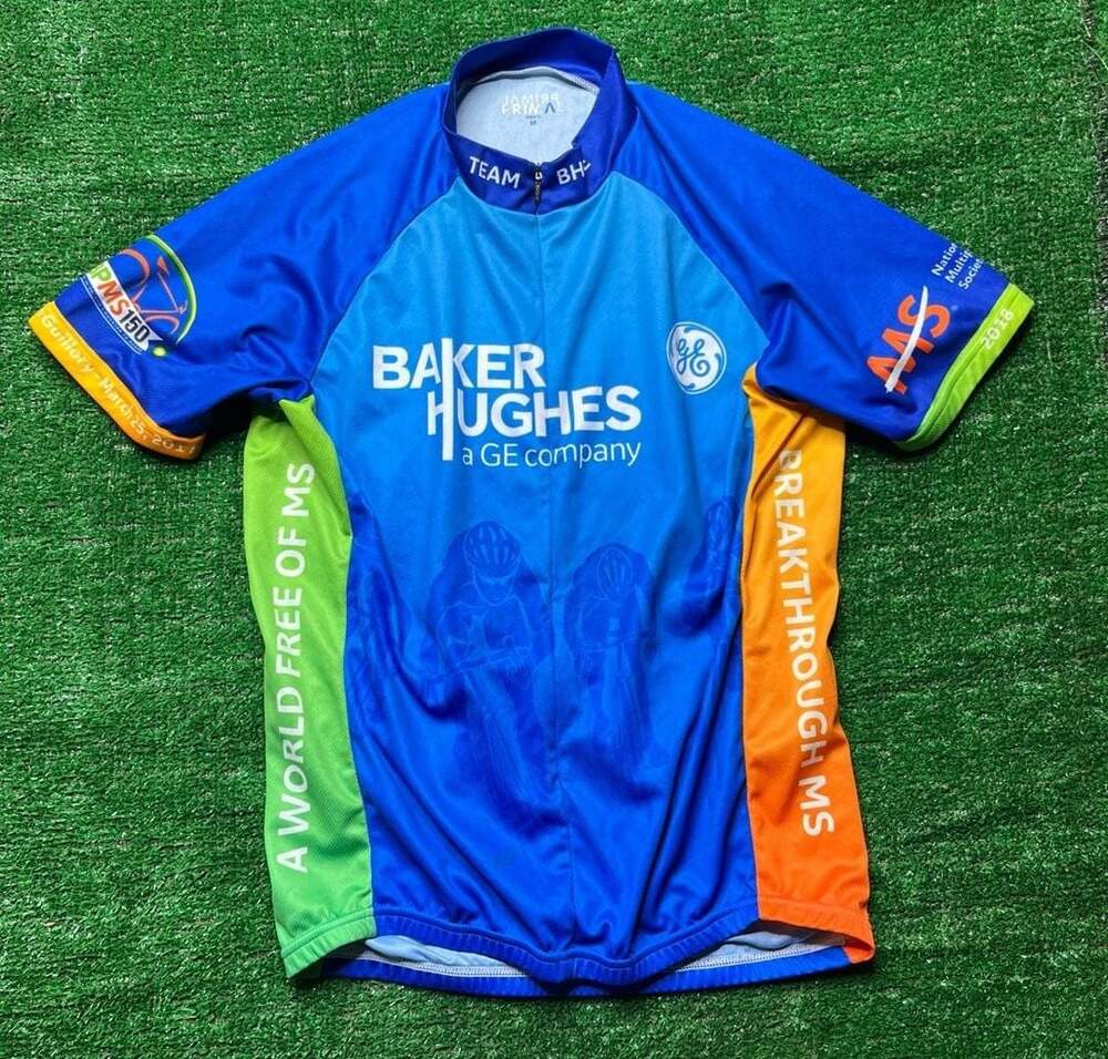 Primal Baker Hughes a GE Company BPMS150 Cycling Jersey Men's Medium